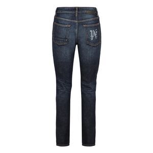 PALM ANGELS Men's Classic Logo Detail Denim Jeans Men BLUE Pants